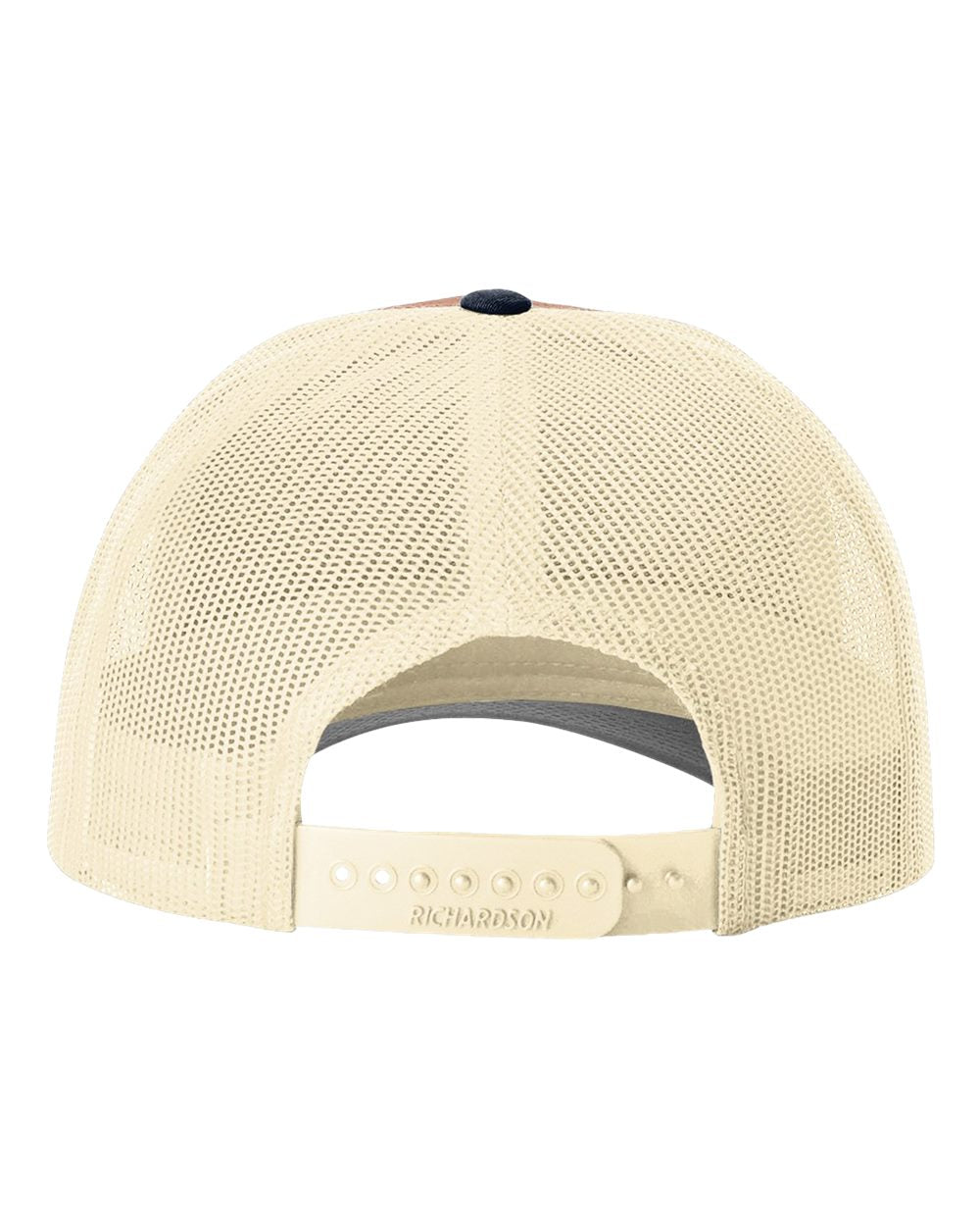 Low Pro Trucker Cap - Back - B79195080 - Dark Orange/ Birch/ Patriot Blue