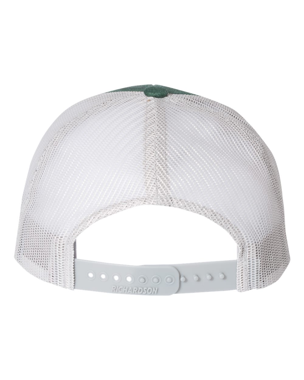 Low Pro Trucker Cap - Back - B79195540 - Heather Dark Green/ Silver