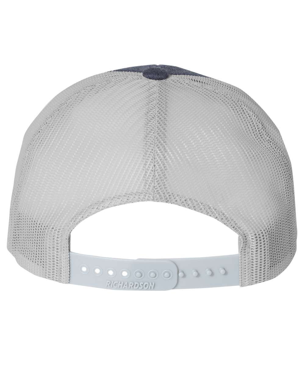 Low Pro Trucker Cap - Back - B79195650 - Heather Navy/ Light Grey