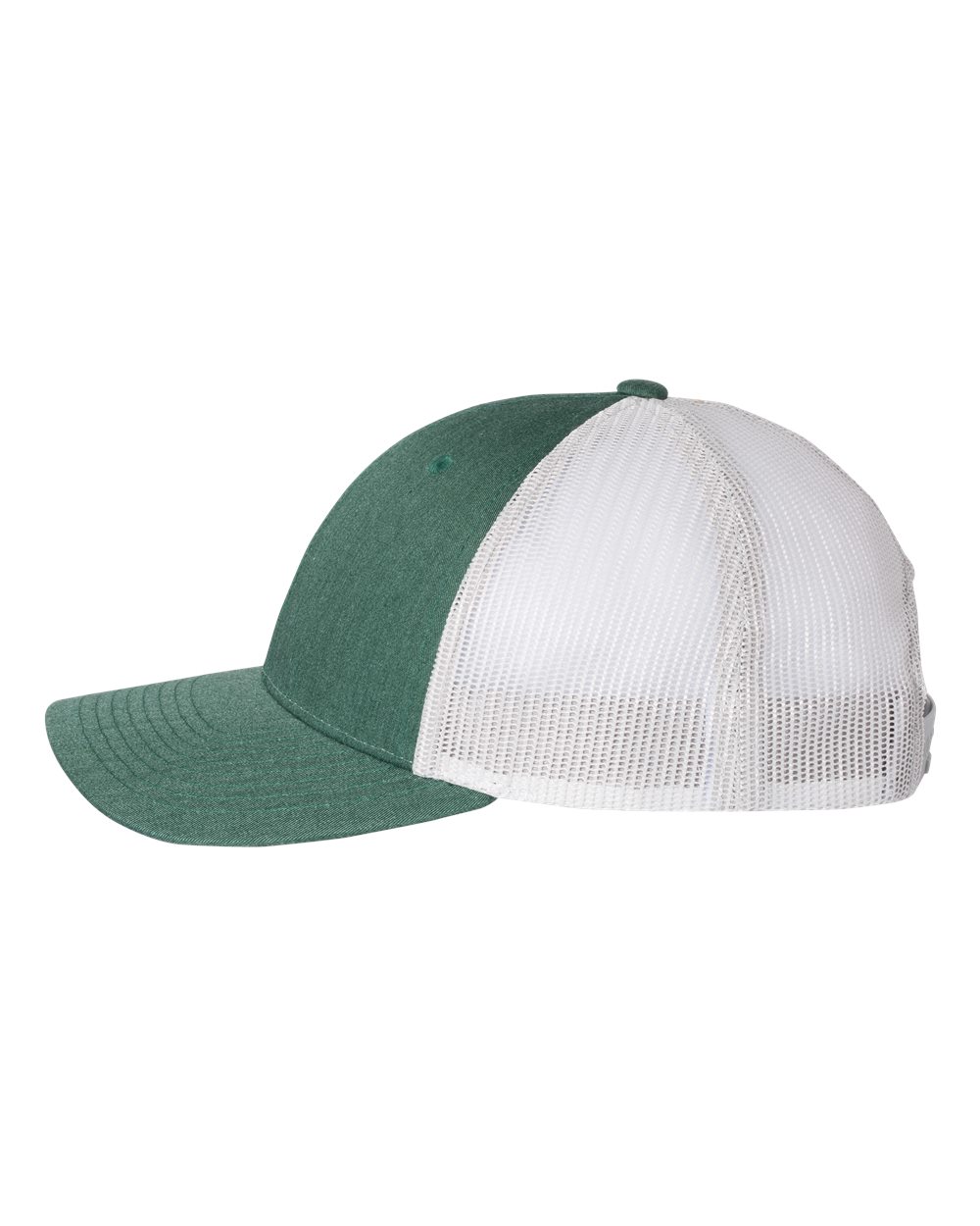 Low Pro Trucker Cap - DirectSide - B79195540 - Heather Dark Green/ Silver