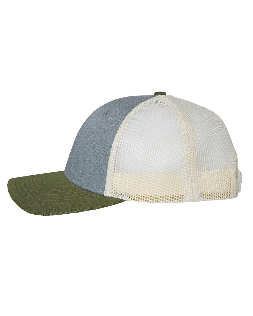 Low Pro Trucker Cap - DirectSide - B79195620 - Heather Grey/ Birch/ Army