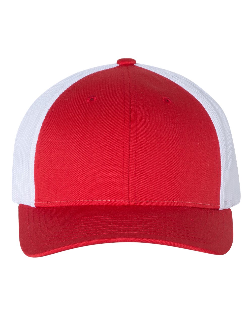 Low Pro Trucker Cap - Front - B79195010 - Red/ White
