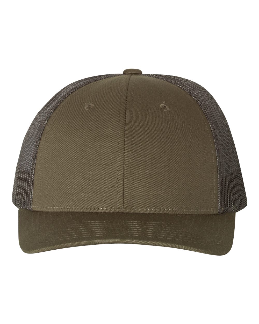 Low Pro Trucker Cap - Front - B79195050 - Chocolate Chip/ Grey Brown