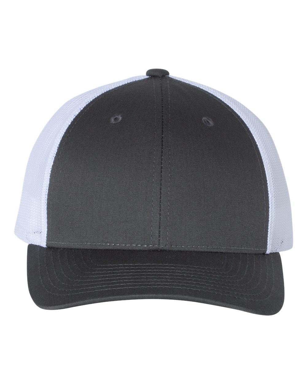 Low Pro Trucker Cap - Front - B79195120 - Charcoal/ White