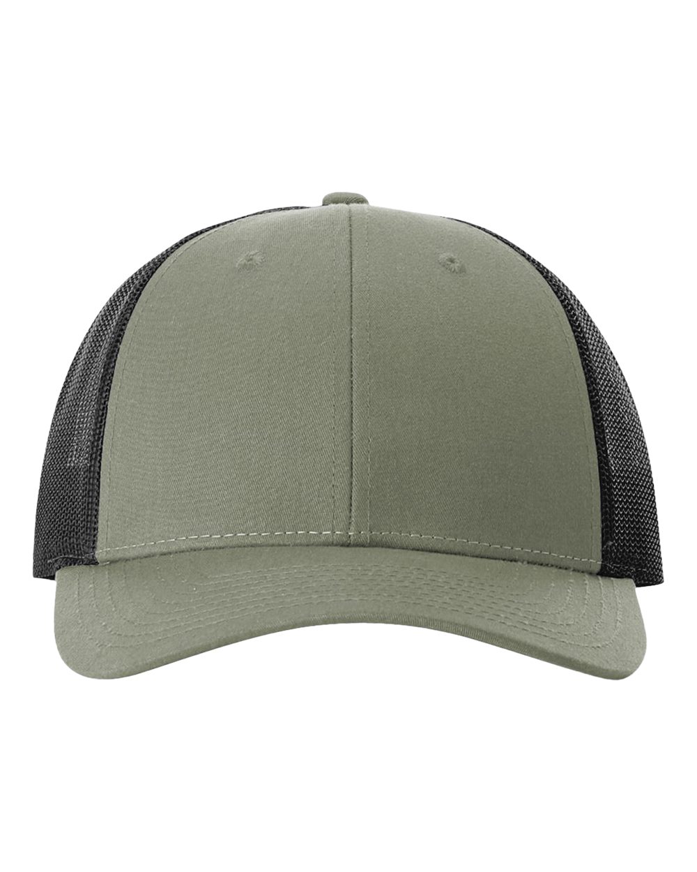 Low Pro Trucker Cap - Front - B79195130 - Loden Green/ Black