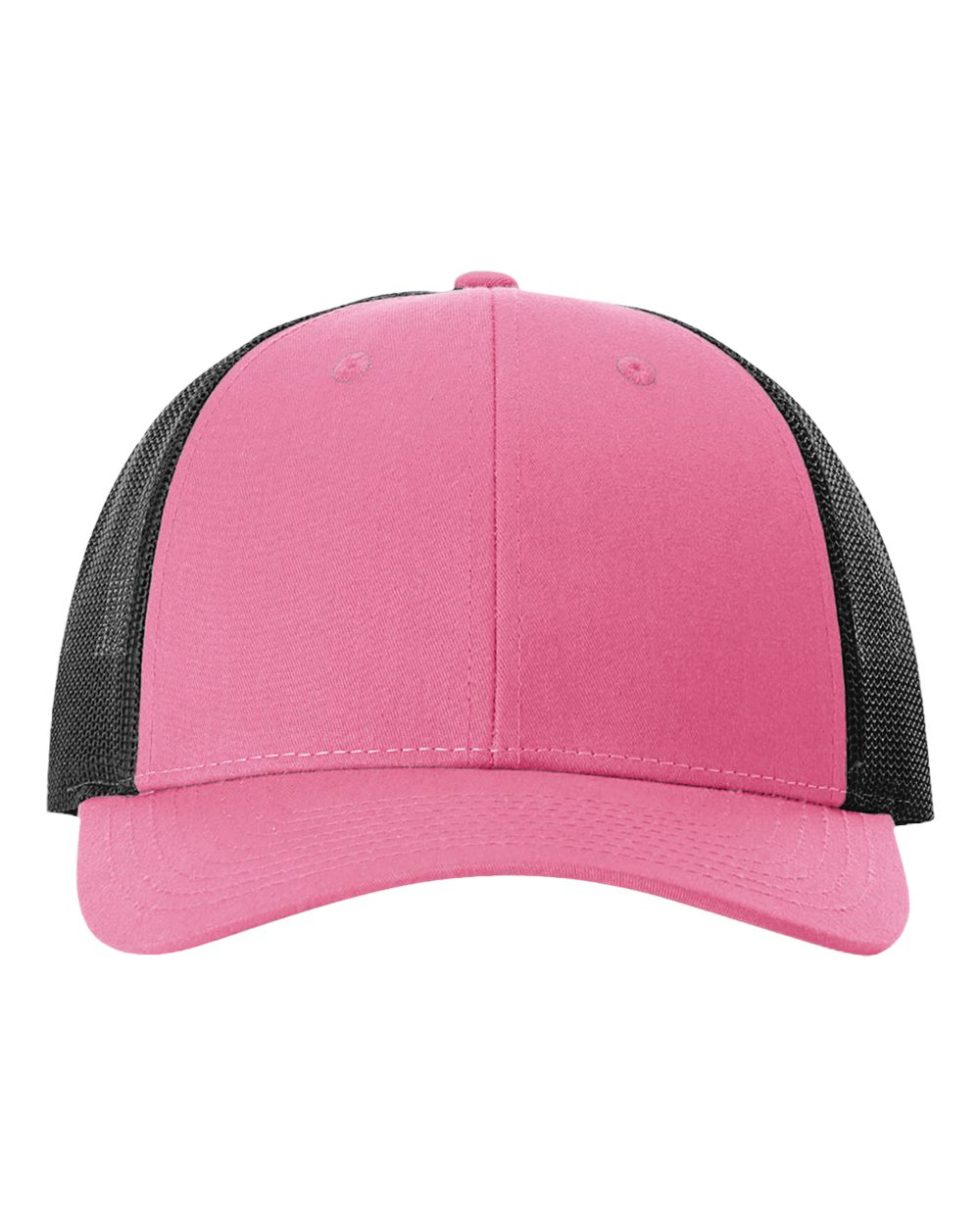 Low Pro Trucker Cap - Front - B79195300 - Hot Pink/ Black