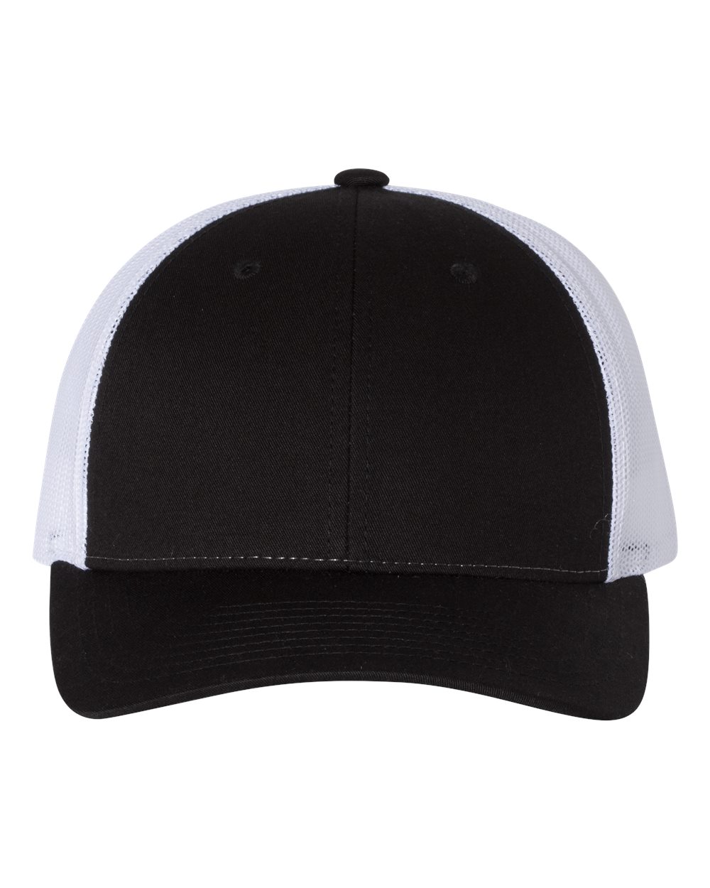 Low Pro Trucker Cap - Front - B79195510 - Black/ White