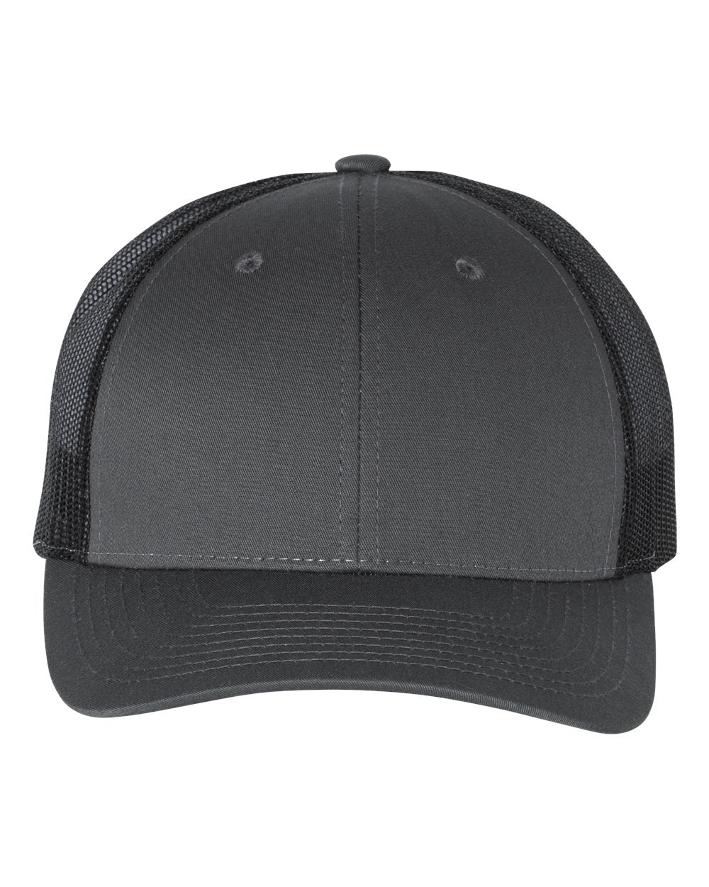 Low Pro Trucker Cap - Front - B79195520 - Charcoal/ Black
