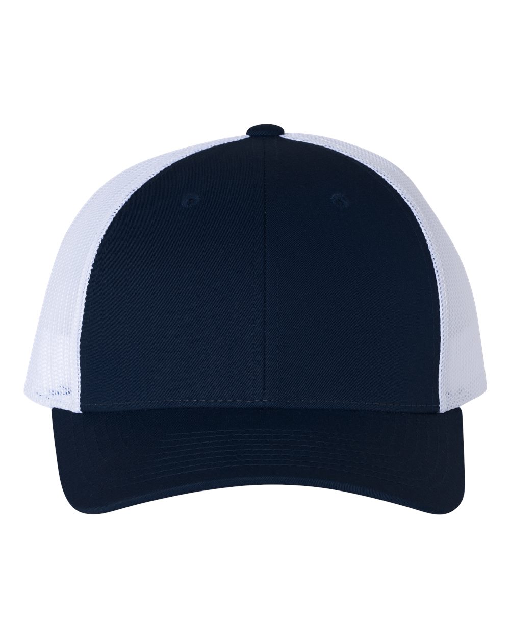 Low Pro Trucker Cap - Front - B79195660 - Navy/ White