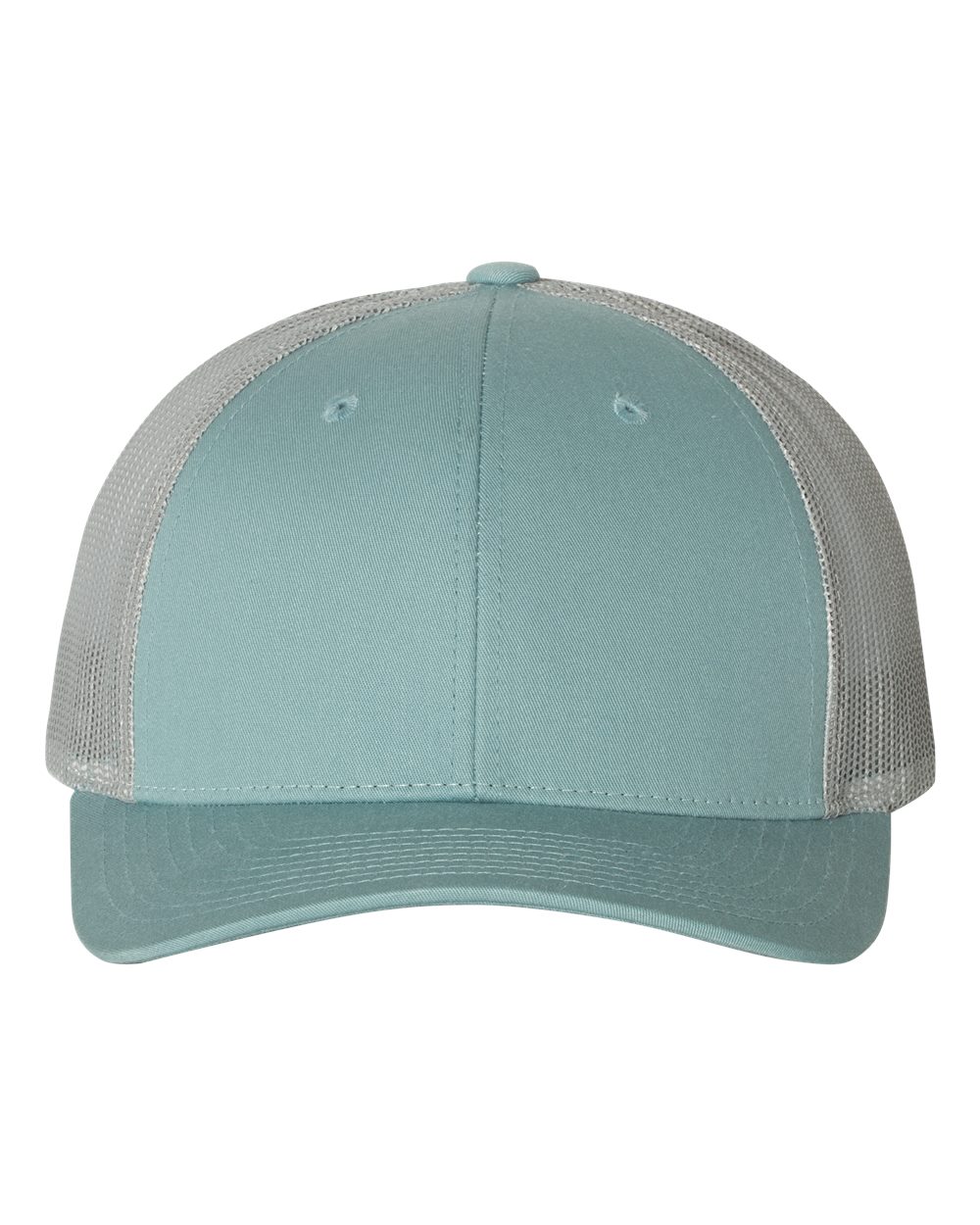 Low Pro Trucker Cap - Front - B79195680 - Smoke Blue/ Aluminum