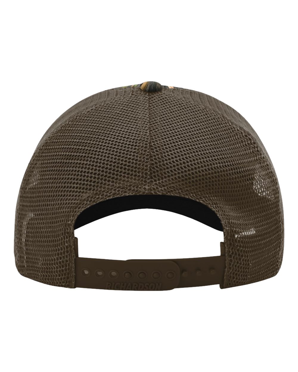 Garment Washed Printed Trucker Cap - Back - B49295480 - Shadow Grass Habitat/ Brown