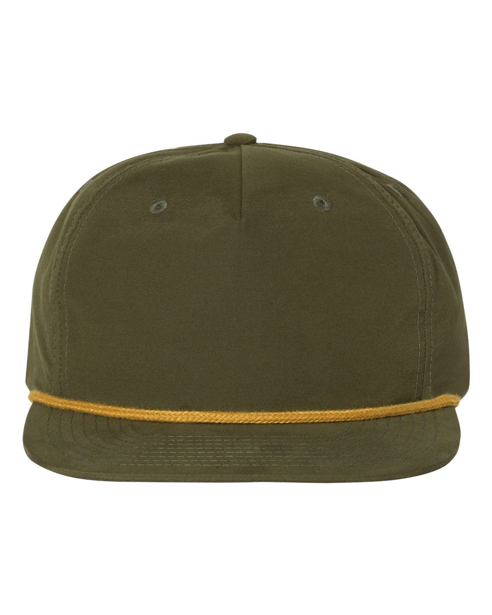 Umpqua Snapback Cap - Front - B06395540 - Loden/ Amber Gold