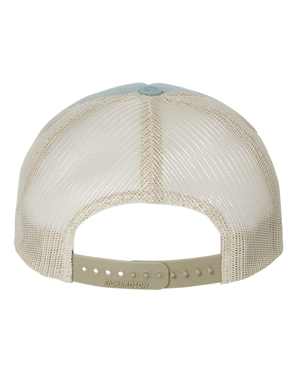 Troutdale Corduroy Trucker Cap - Back - B54795250 - Light Blue/ Sand