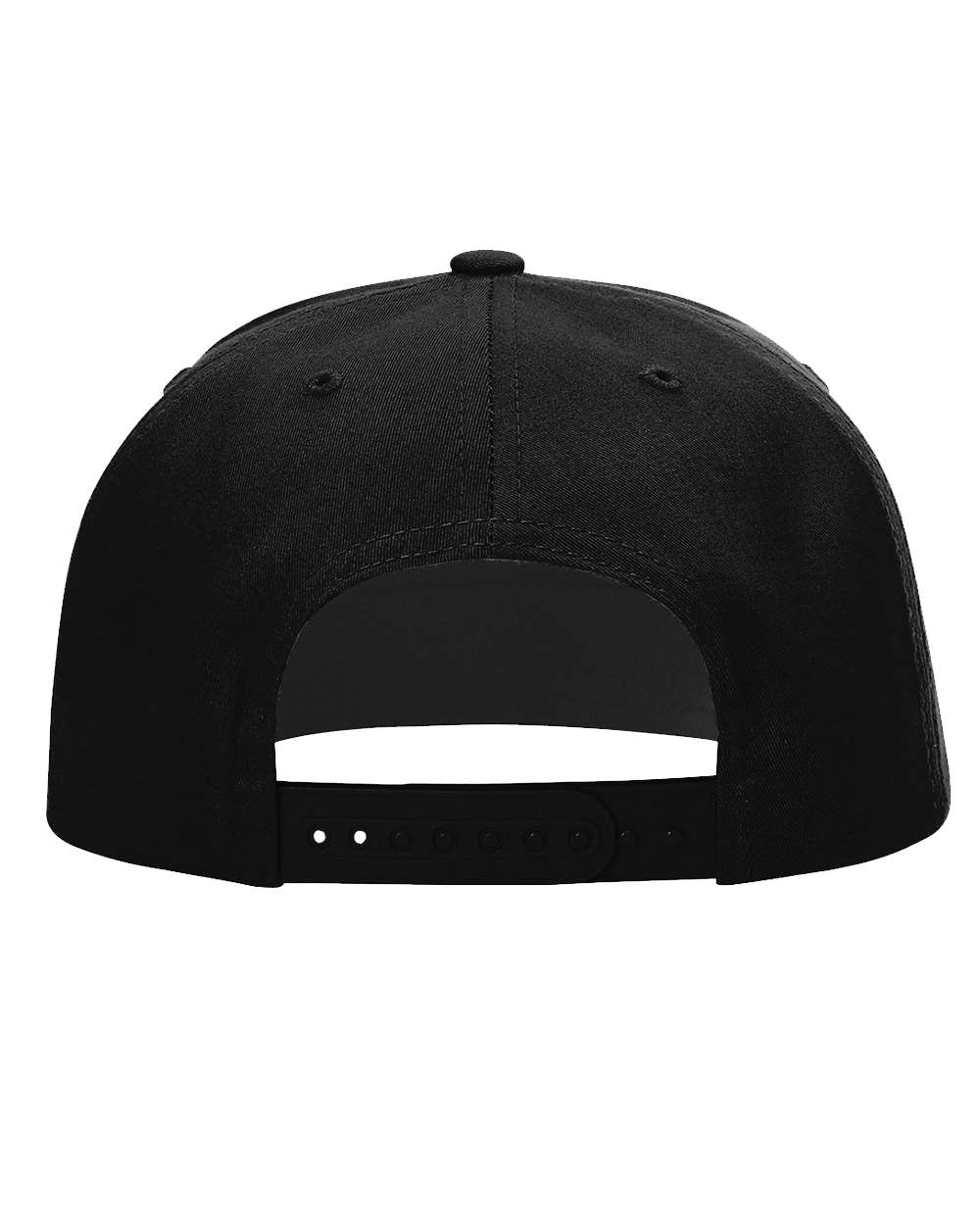 Pinch Front Structured Snapback Trucker Cap - Back - B55995500 - Black