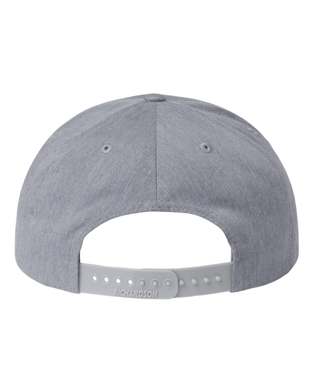 Pinch Front Structured Snapback Trucker Cap - Back - B55995580 - Heather Grey