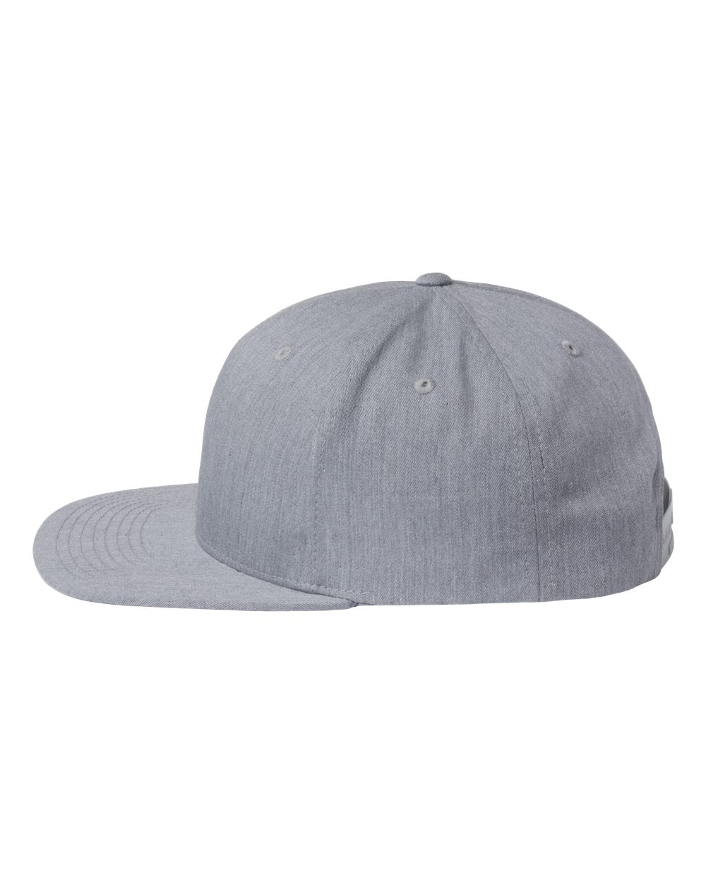 Pinch Front Structured Snapback Trucker Cap - DirectSide - B55995580 - Heather Grey