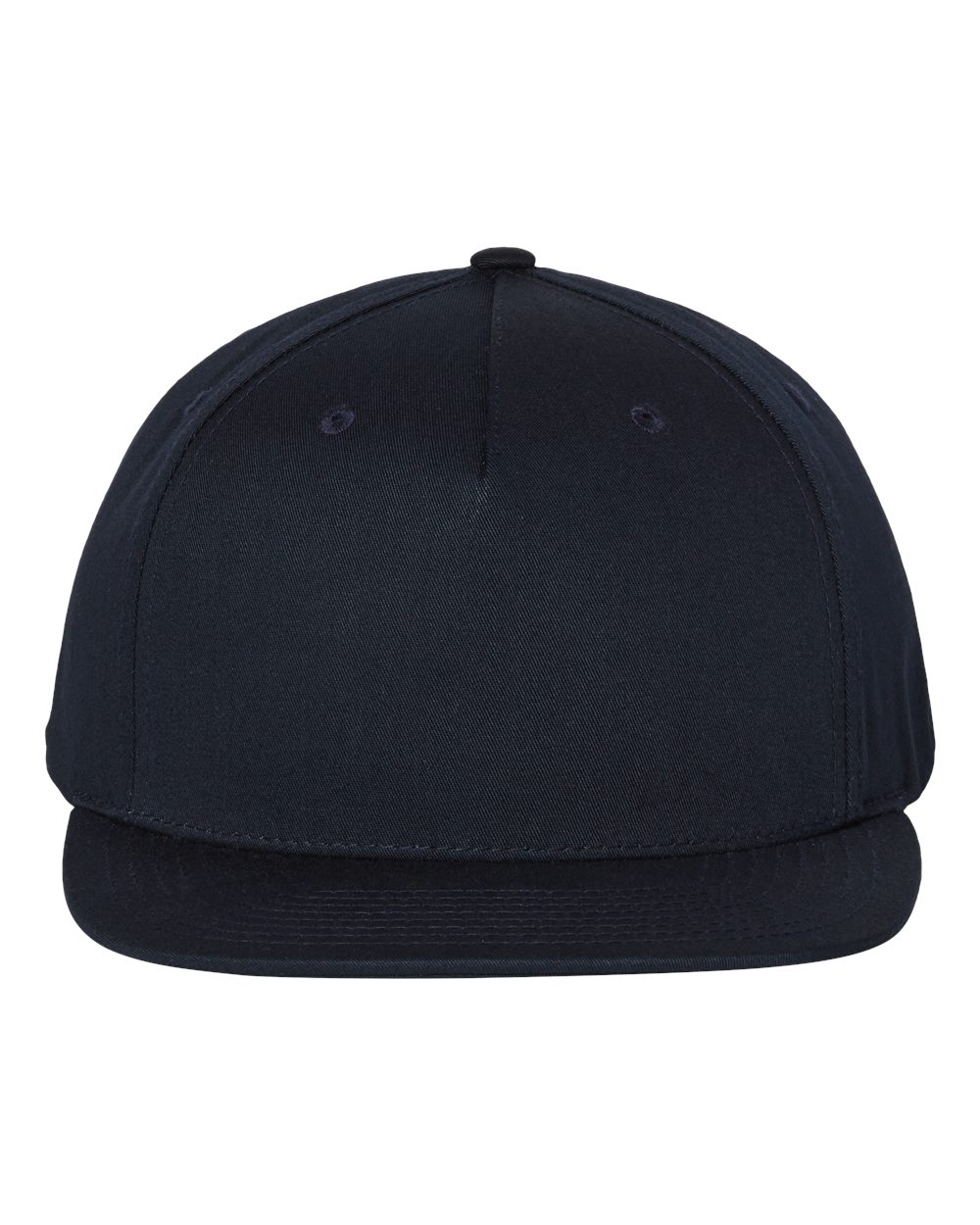 Pinch Front Structured Snapback Trucker Cap - Front - B55995650 - Navy