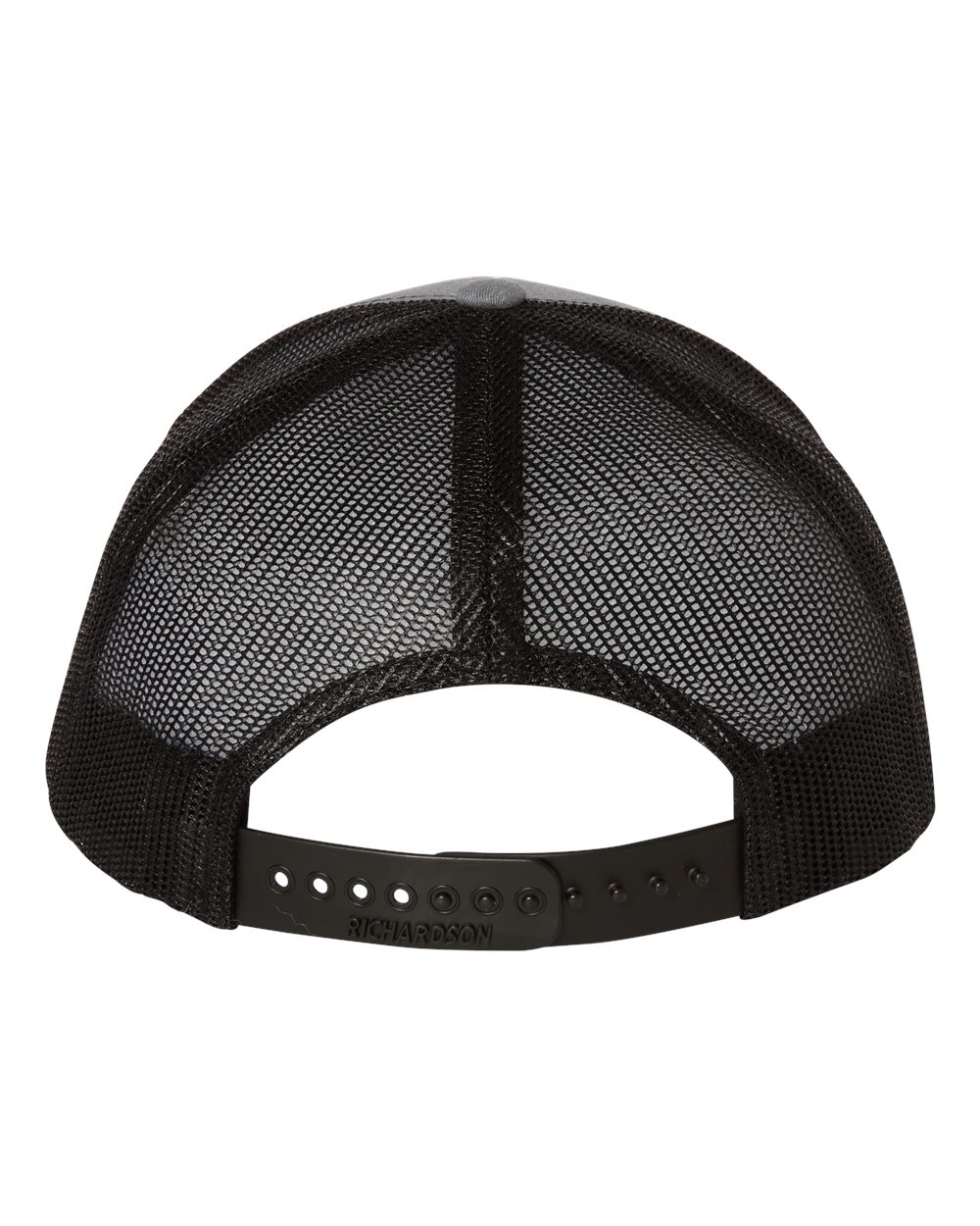 Youth Trucker Snapback Cap - Back - B56095510 - Heather Grey/ Black