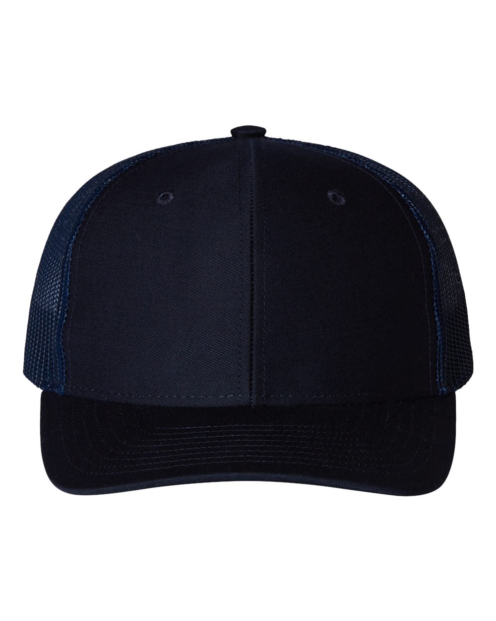 Youth Trucker Snapback Cap - Front - B56095650 - Navy