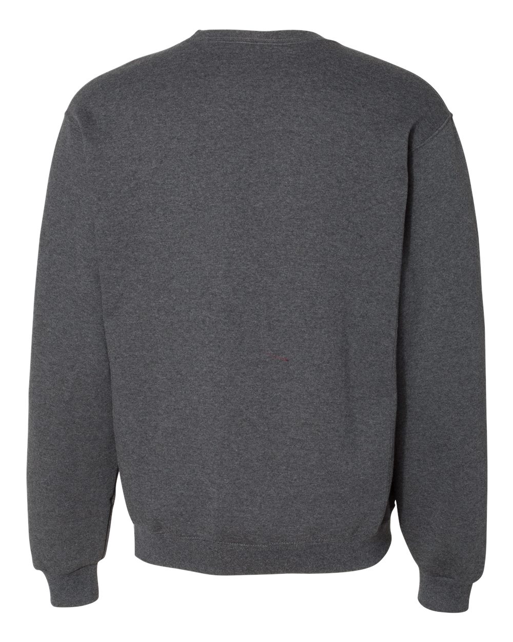 Unisex Dri Power® Crewneck Sweatshirt - Back - B60311513 - Black Heather