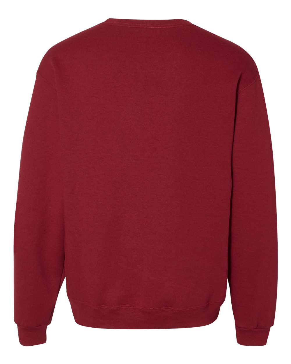 Unisex Dri Power® Crewneck Sweatshirt - Back - B60311523 - Cardinal