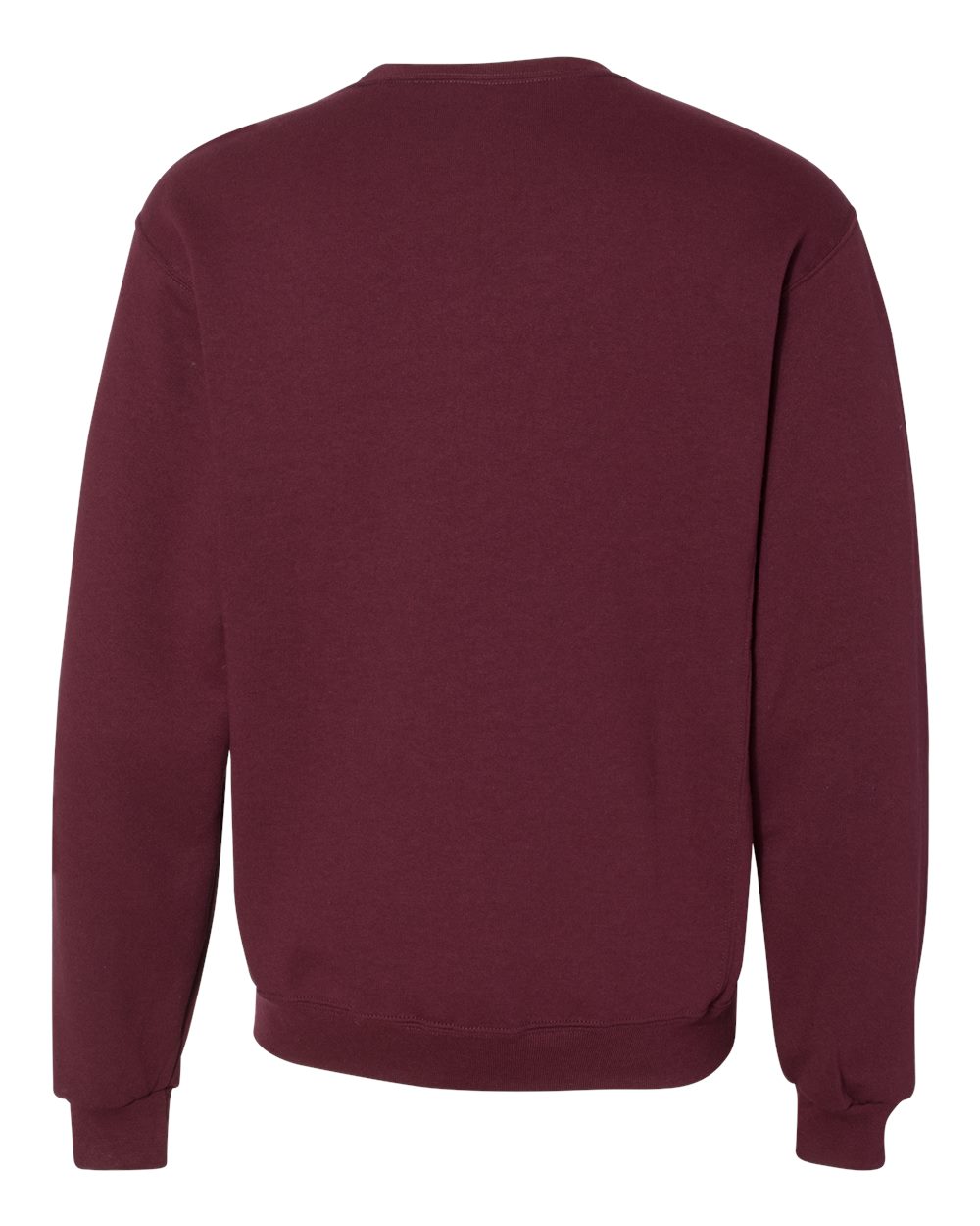 Unisex Dri Power® Crewneck Sweatshirt - Back - B60311533 - Maroon