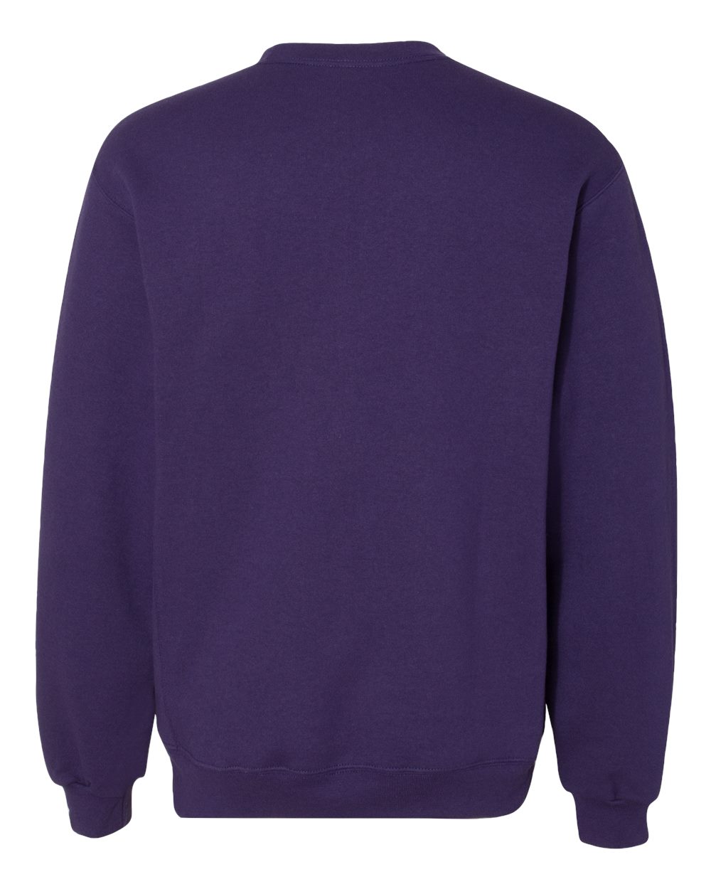 Unisex Dri Power® Crewneck Sweatshirt - Back - B60311673 - Purple