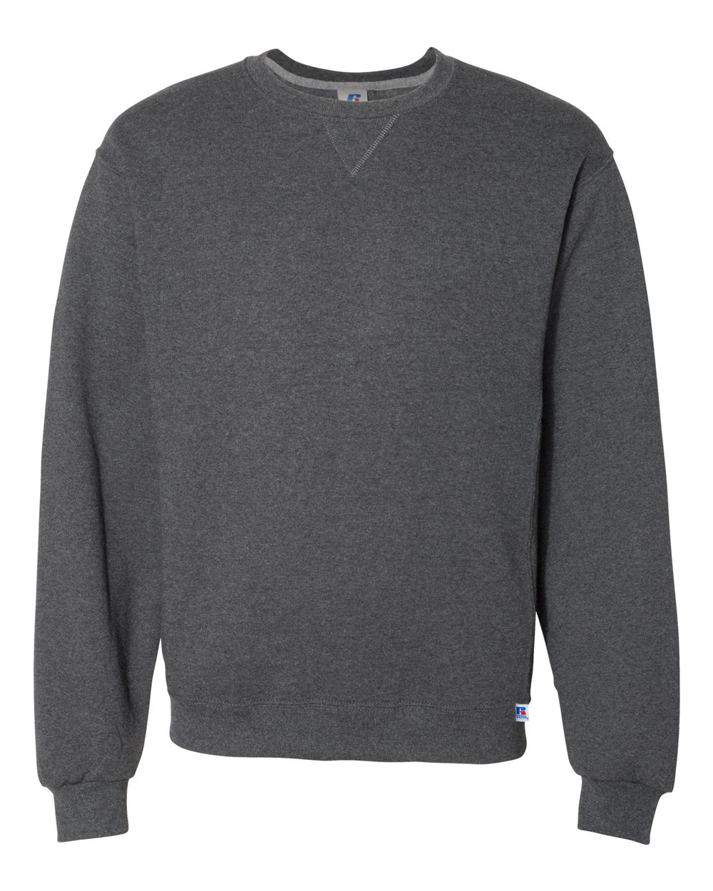 Unisex Dri Power® Crewneck Sweatshirt - Front - B60311513 - Black Heather