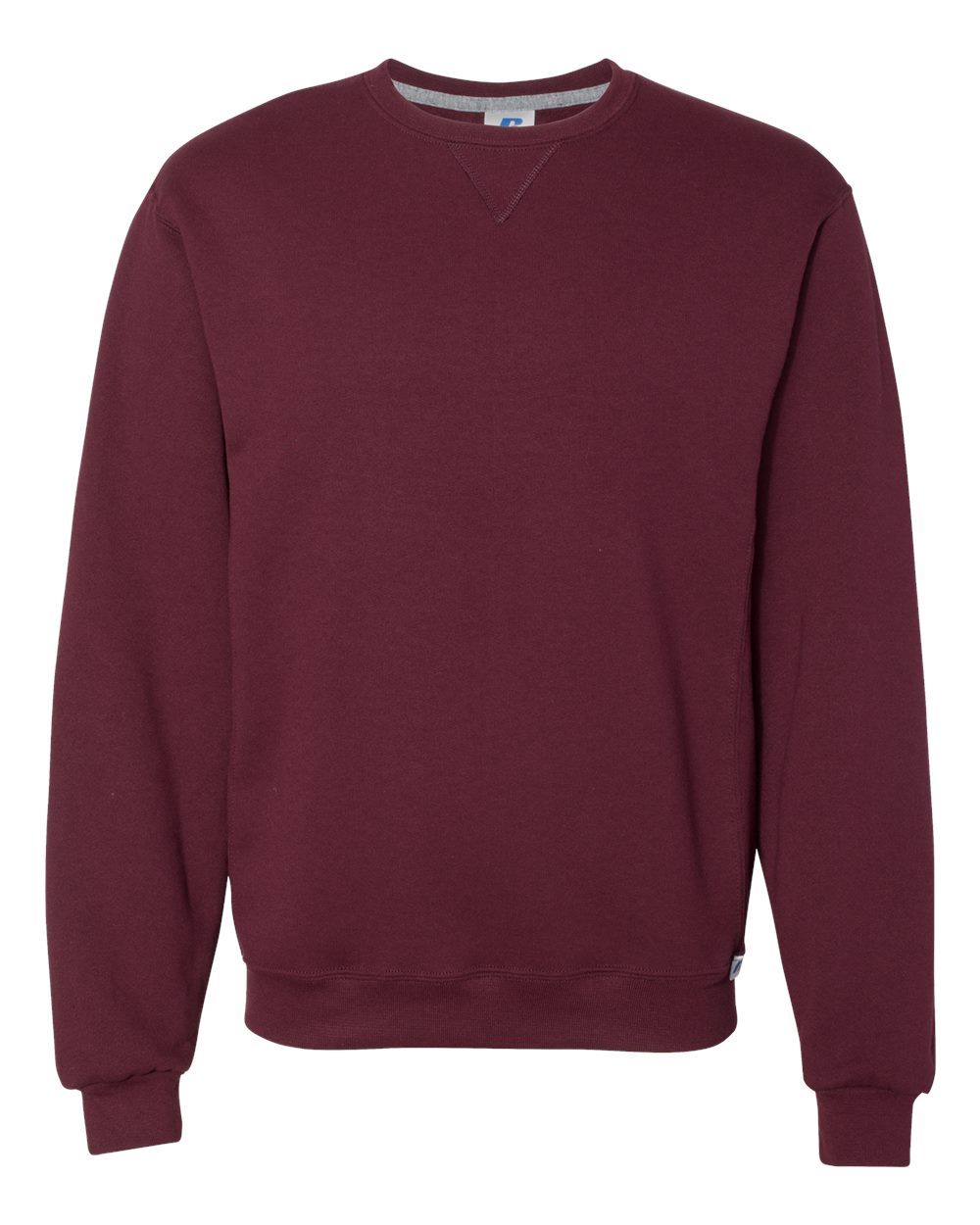 Unisex Dri Power® Crewneck Sweatshirt - Front - B60311533 - Maroon