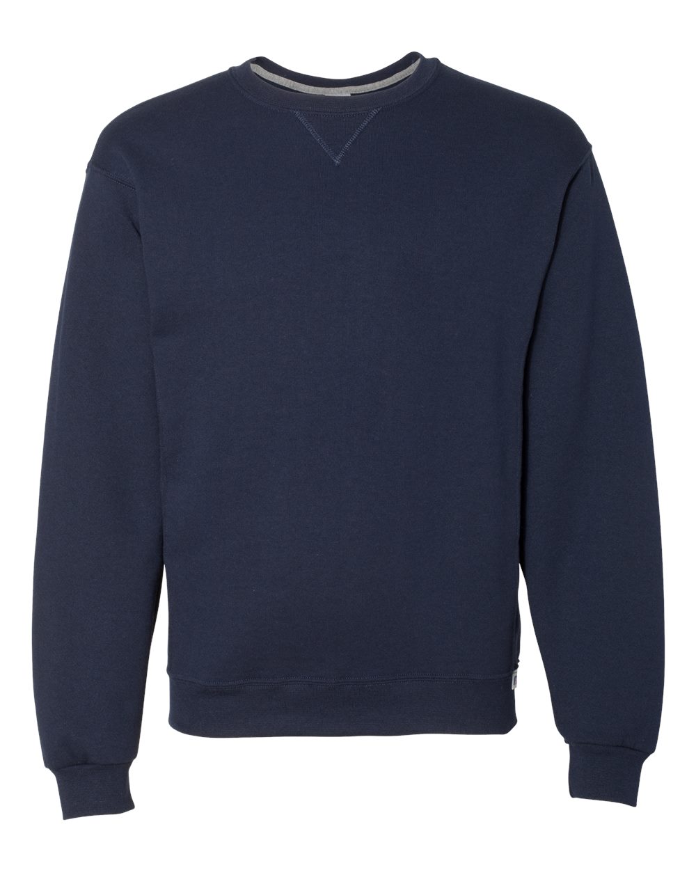 Unisex Dri Power® Crewneck Sweatshirt - Front - B60311653 - Navy