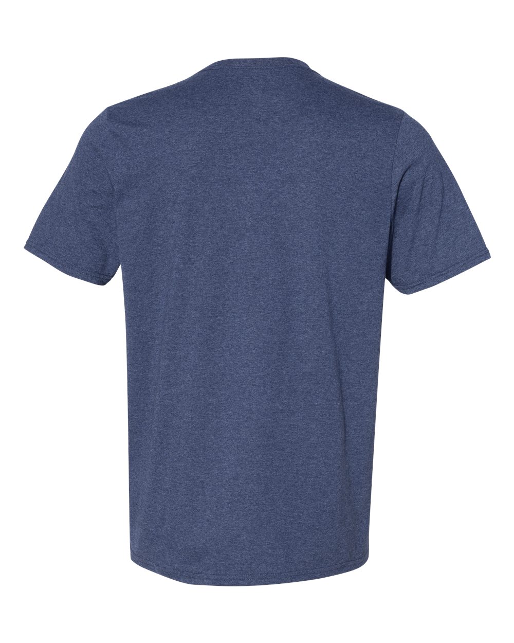 Unisex Dri Power® CVC Performance T-Shirt - Back - B61411693 - Vintage Heather Navy