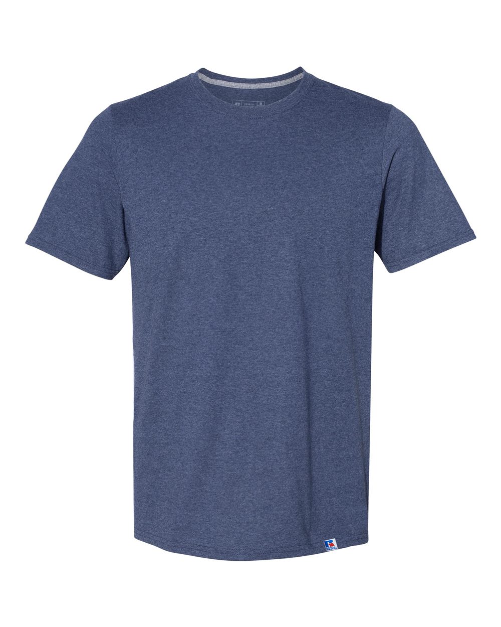 Unisex Dri Power® CVC Performance T-Shirt - Front - B61411693 - Vintage Heather Navy