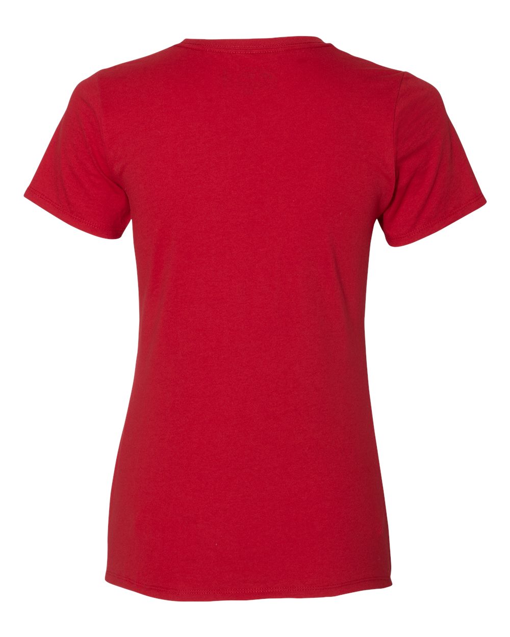 Women's Essential 60/40 Performance T-Shirt - Back - B61611702 - True Red