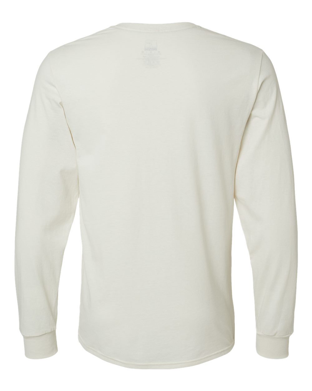 Unisex Dri Power® CVC Performance Long Sleeve T-Shirt - Back - B61711013 - Vintage White