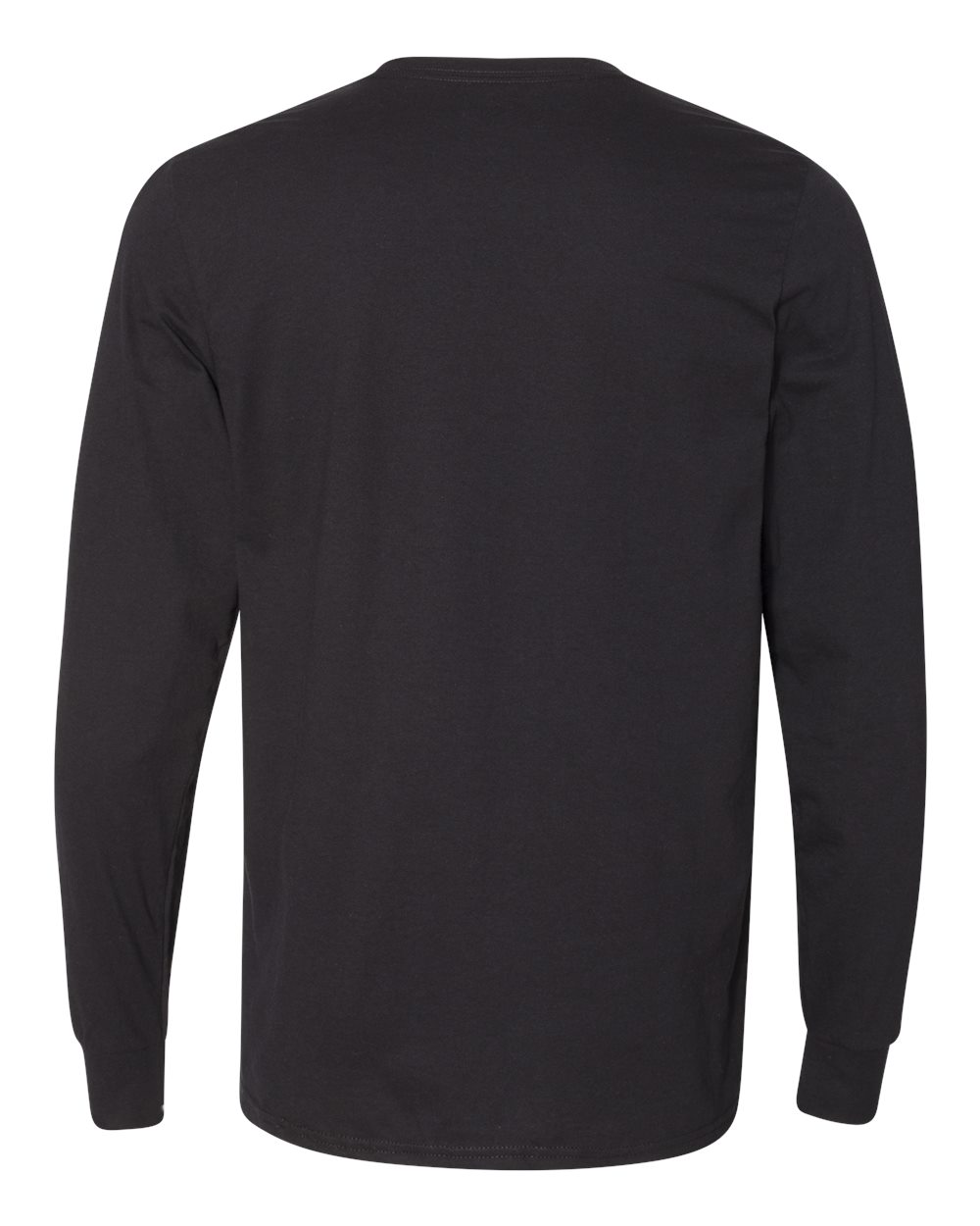 Unisex Dri Power® CVC Performance Long Sleeve T-Shirt - Back - B61711503 - Black