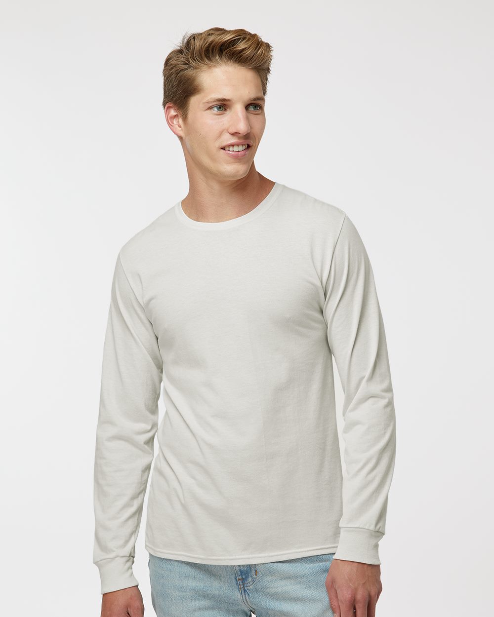 Unisex Dri Power® CVC Performance Long Sleeve T-Shirt - styleImage