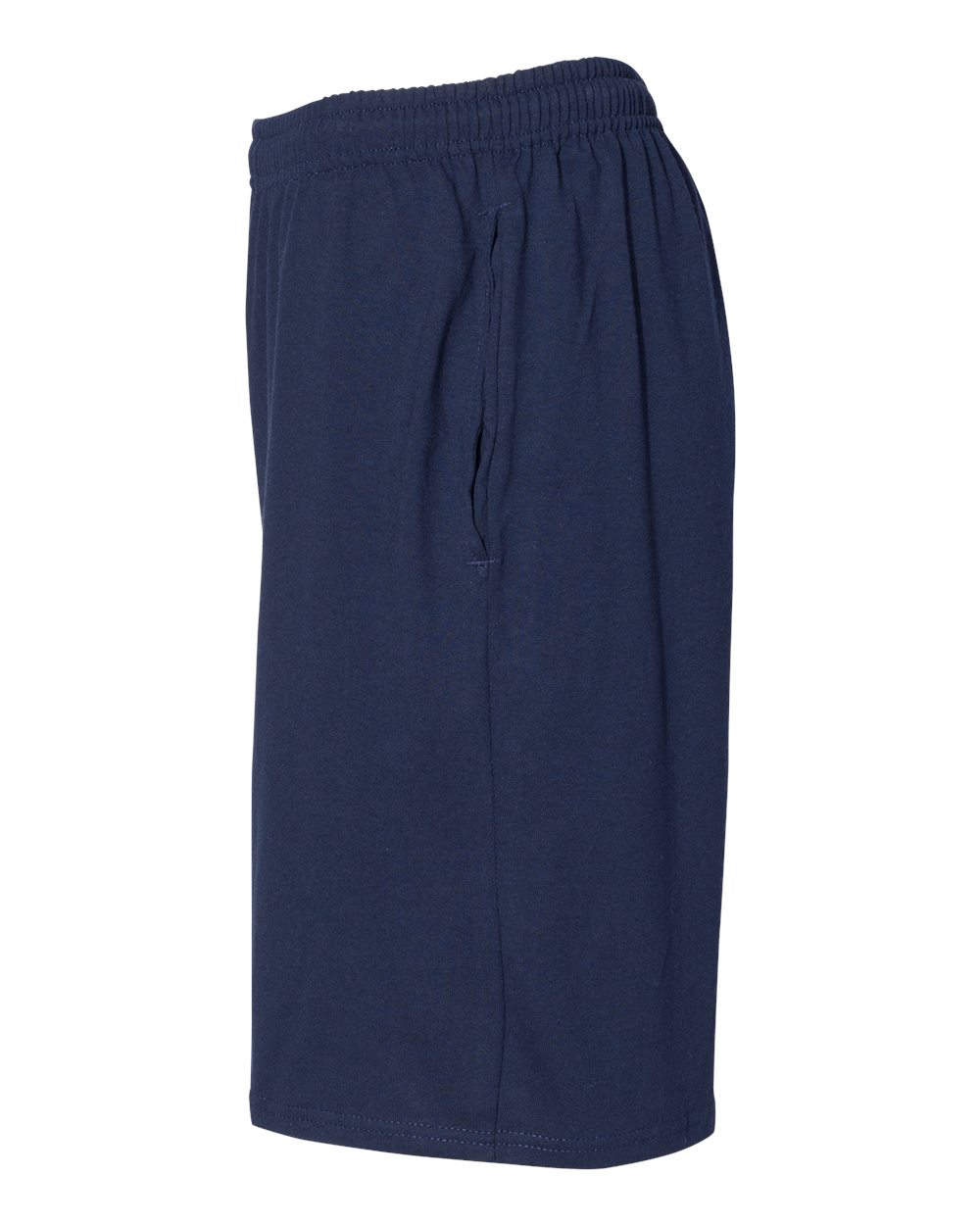 Men's Cotton Classic Jersey Shorts with Pockets - DirectSide - B63311653 - Navy