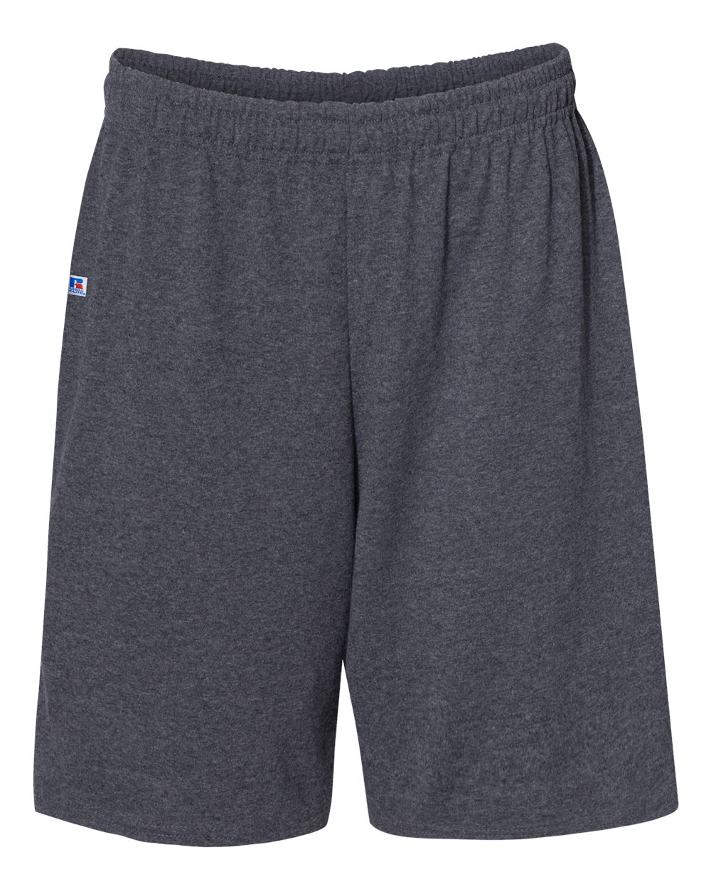 Men's Cotton Classic Jersey Shorts with Pockets - Front - B63311513 - Black Heather