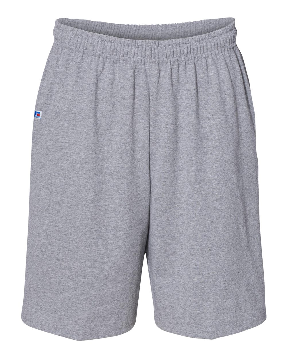 Men's Cotton Classic Jersey Shorts with Pockets - Front - B63311583 - Oxford