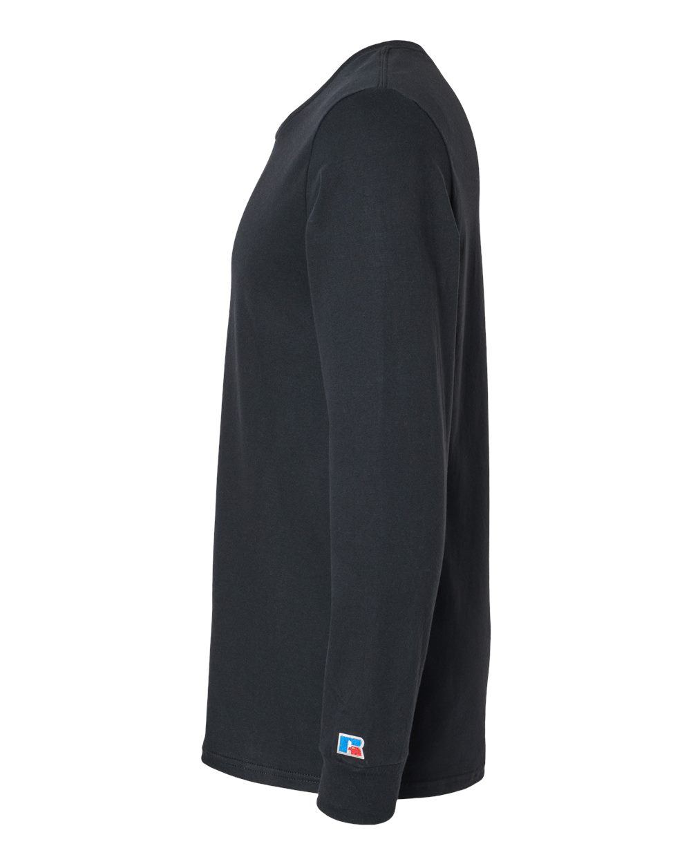 Unisex Combed Ringspun Long Sleeve T-Shirt - DirectSide - B01111503 - Black Ink