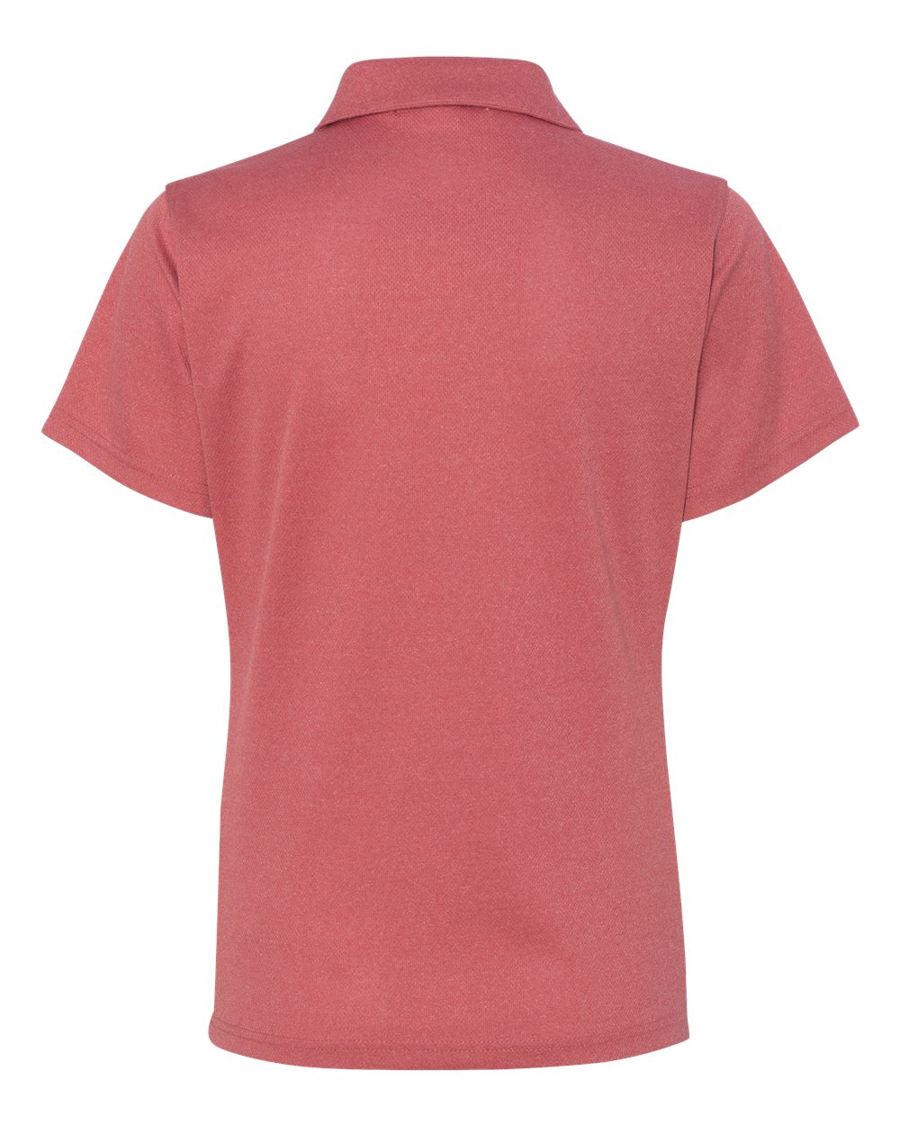 Women's Moisture Free Mesh Polo - Back - B10883716 - Heathered Red