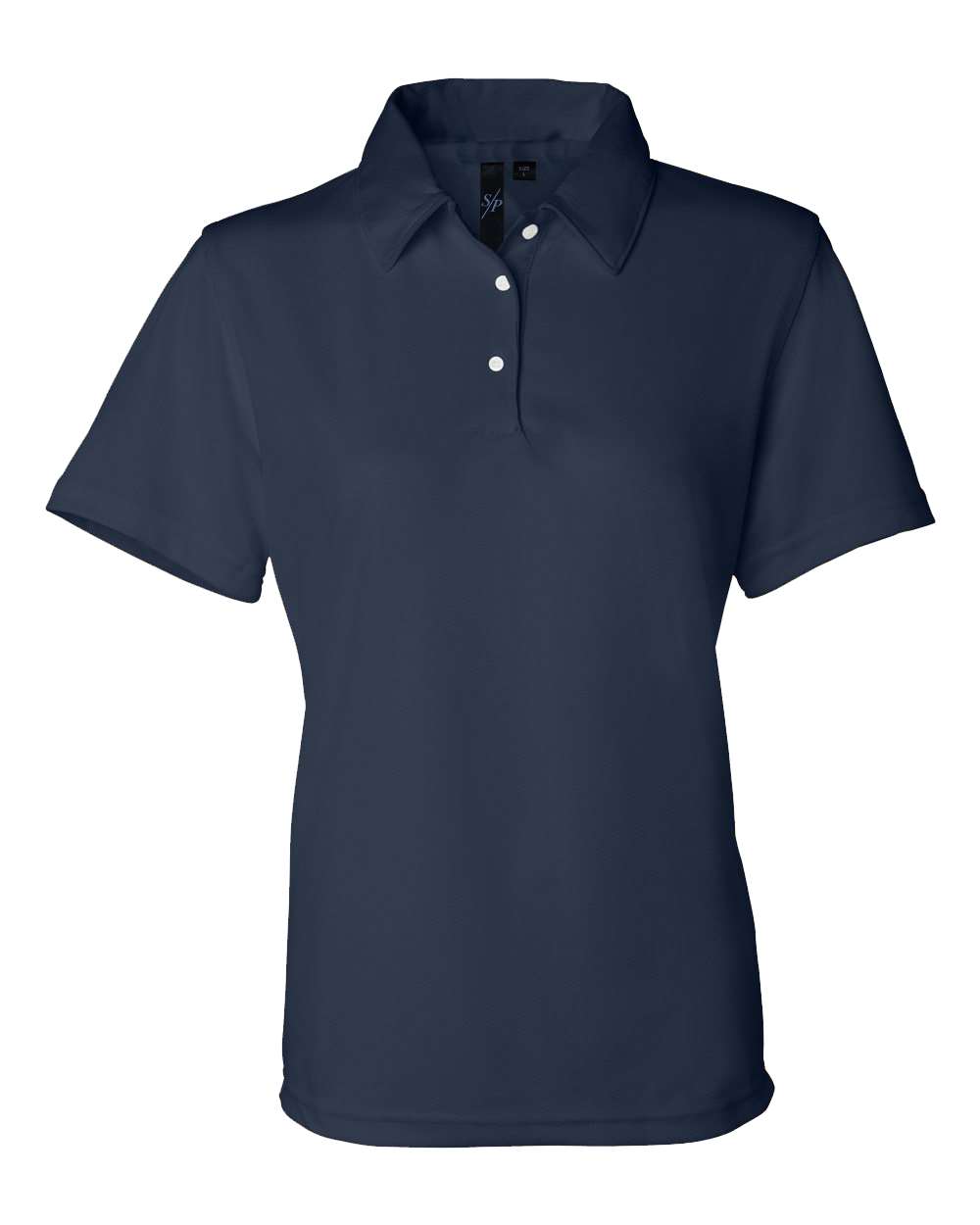 Women's Moisture Free Mesh Polo - Front - B10883653 - Navy
