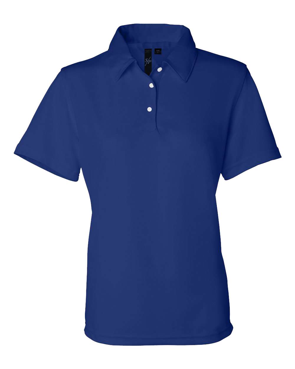 Women's Moisture Free Mesh Polo - Front - B10883753 - Royal
