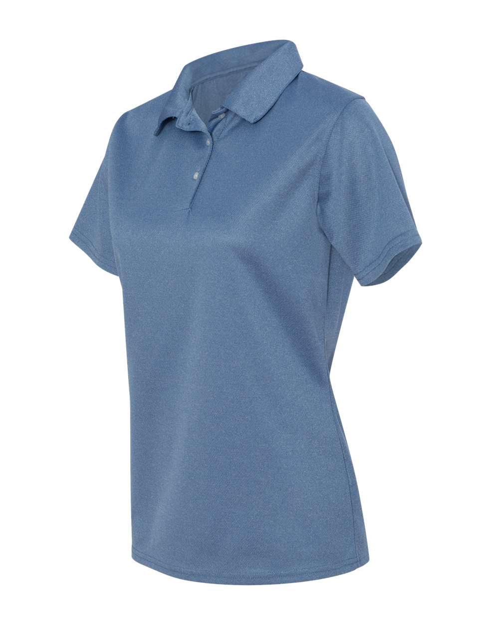 Women's Moisture Free Mesh Polo - Side - B10883263 - Heathered Blue