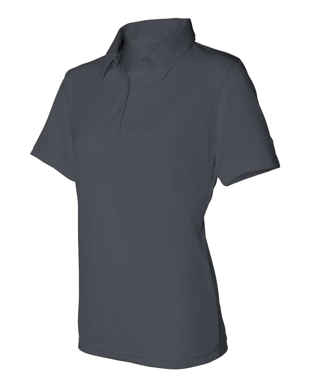 Women's Moisture Free Mesh Polo - Side - B10883583 - Steel Grey