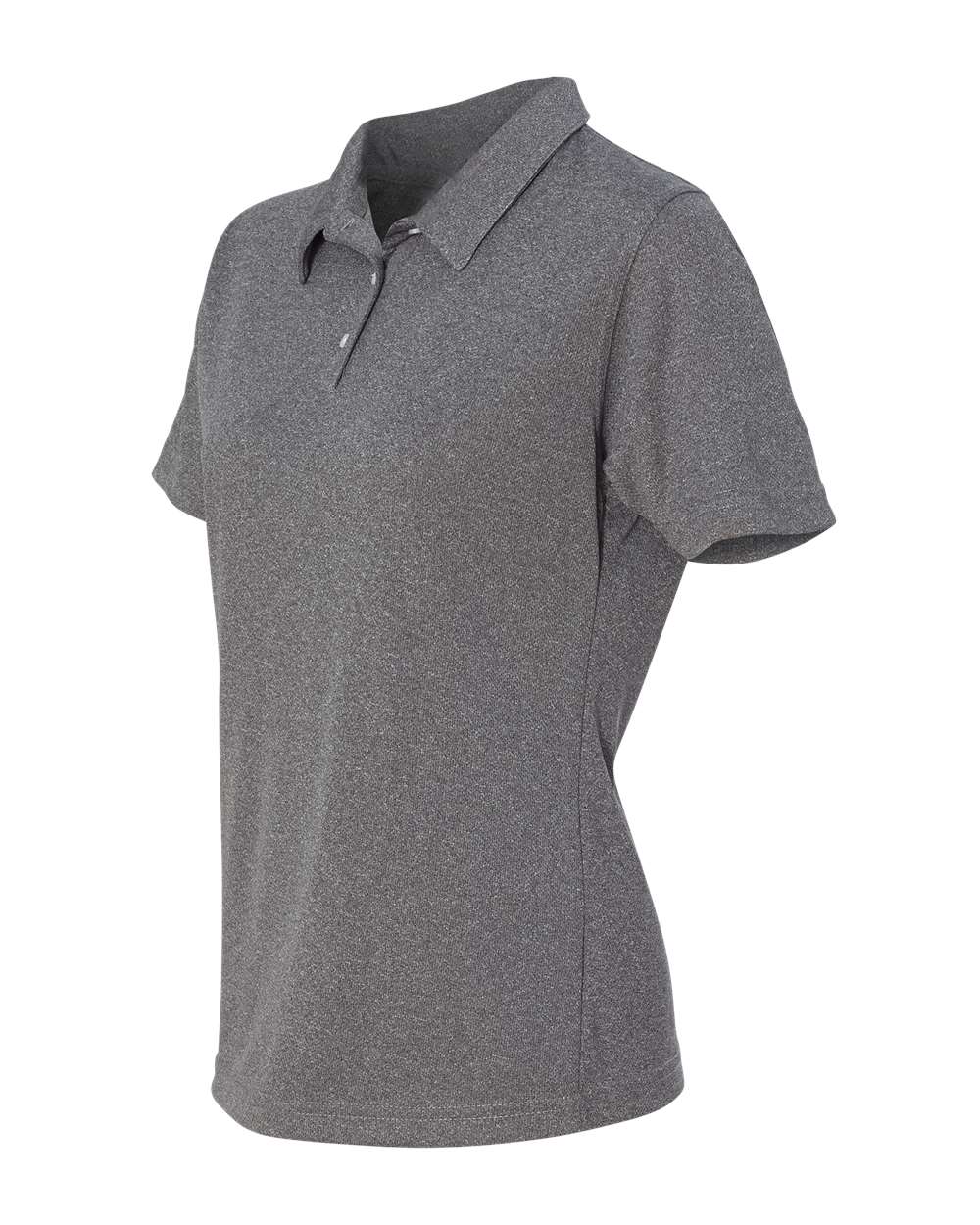 Women's Moisture Free Mesh Polo - Side - B10883593 - Heathered Steel