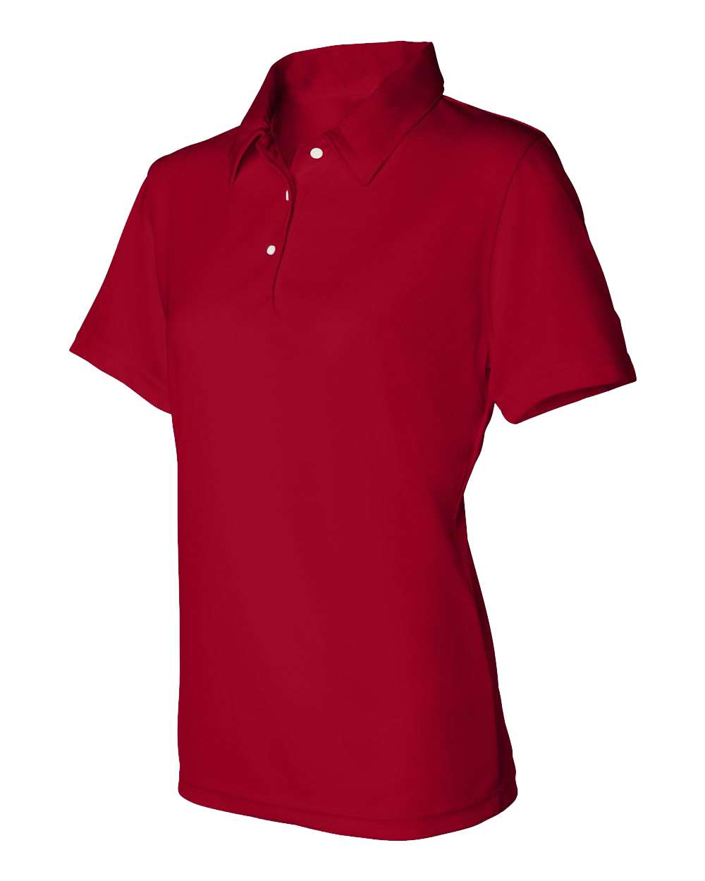 Women's Moisture Free Mesh Polo - Side - B10883703 - Red
