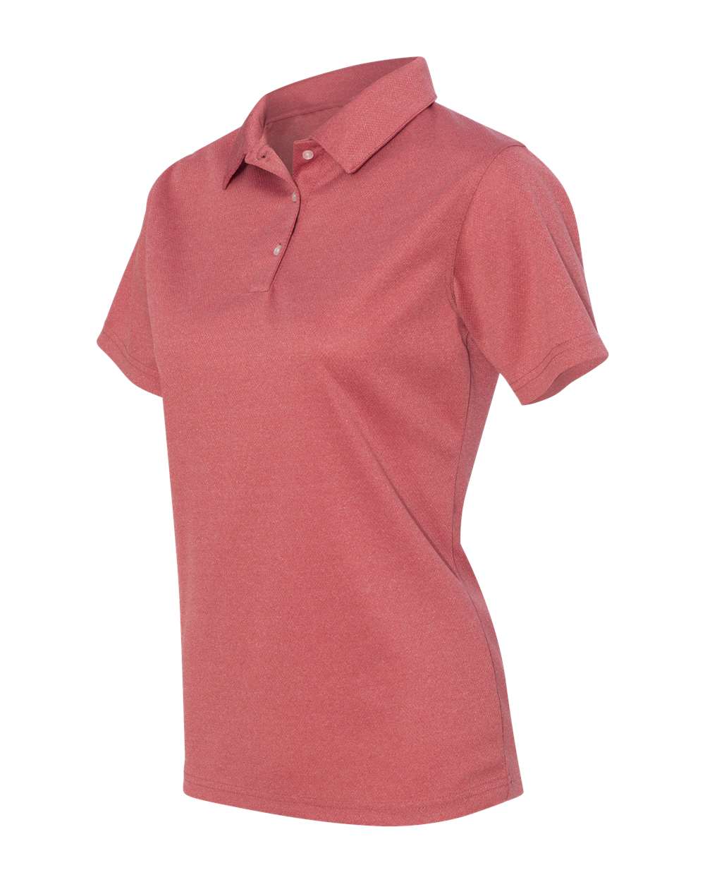 Women's Moisture Free Mesh Polo - Side - B10883716 - Heathered Red