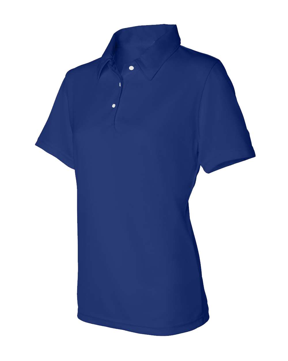 Women's Moisture Free Mesh Polo - Side - B10883753 - Royal