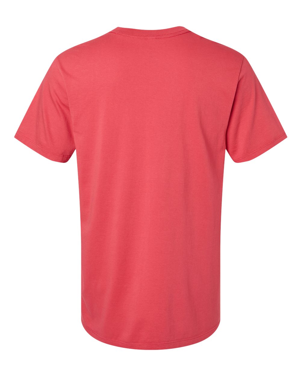 Unisex Classic Pocket T-Shirt - Back - B10672523 - Brick